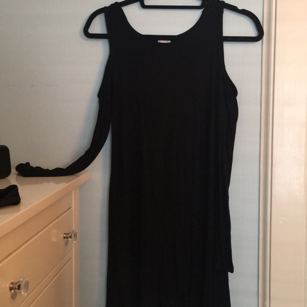 Long sleeve black dress from garage